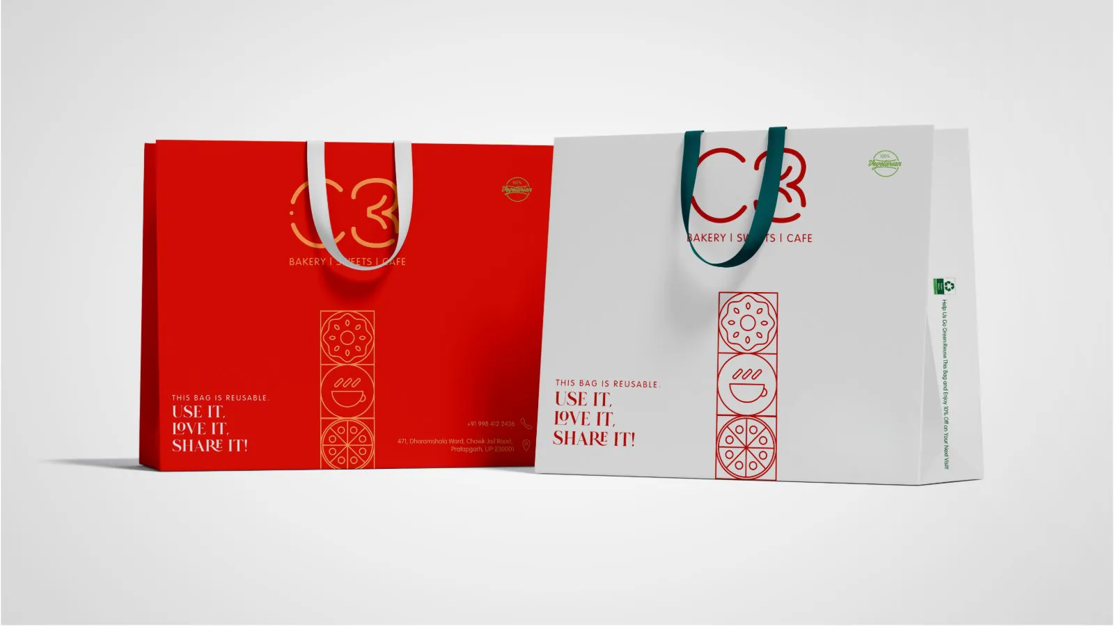 C3 reusable carry bag design